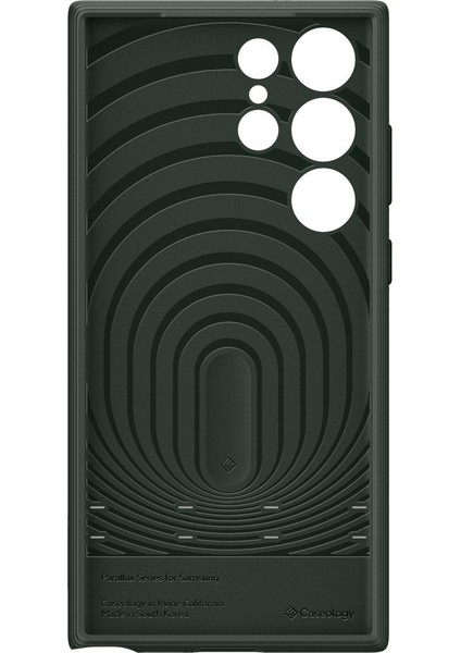 Caseology Samsung Galaxy S23 Ultra Kılıf Parallax Midnight Green - ACS05987