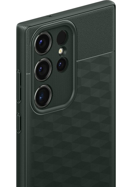 Caseology Samsung Galaxy S23 Ultra Kılıf Parallax Midnight Green - ACS05987