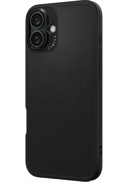Ciel by CYRILL Apple iPhone 16 Plus ile Uyumlu MagSafe Kılıf Kajuk Mag Hava Kanalı Teknolojisi™ Askeri Sınıf Koruma Black Vegan Deri Kapak - ACS08402 fiyatları