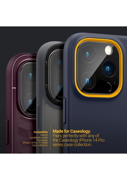 Caseology iPhone 13 Pro Max / 13 Pro Kamera Lens Camı Koruyucu Black (2 Adet) - AGL03371 fiyatları