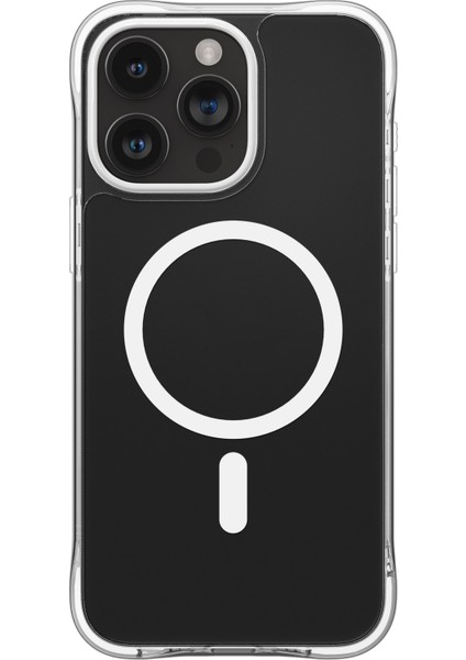 Ciel by CYRILL Apple iPhone 15 Pro ile Uyumlu Kılıf Cecile Mag MagSafe özellikli Crystal Clear - ACS06763