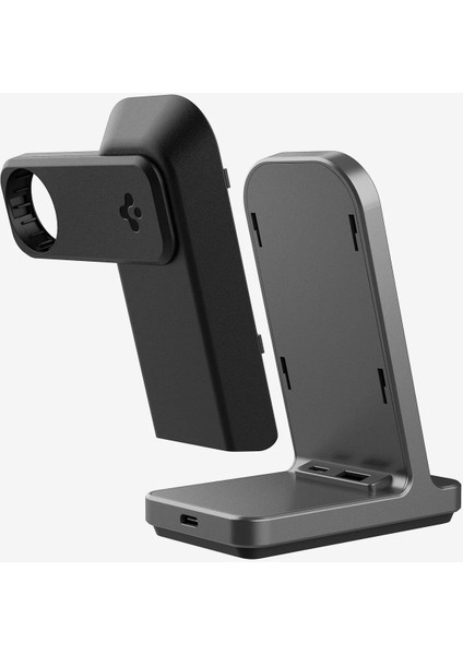 15W 3'ü 1 Arada Kablosuz Şarj Standı iPhone & Apple Watch & Airpods Qi2 Destekli Magsafe Özellikli Magfit Onetap Pro 3 3-In-1 Wireless Dock S318W - AMP06527