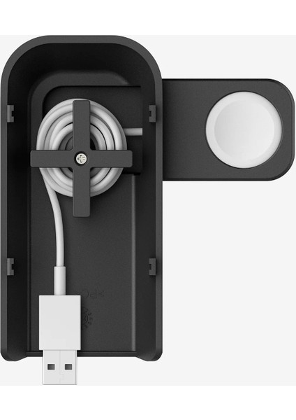 15W 3'ü 1 Arada Kablosuz Şarj Standı iPhone & Apple Watch & Airpods Qi2 Destekli Magsafe Özellikli Magfit Onetap Pro 3 3-In-1 Wireless Dock S318W - AMP06527
