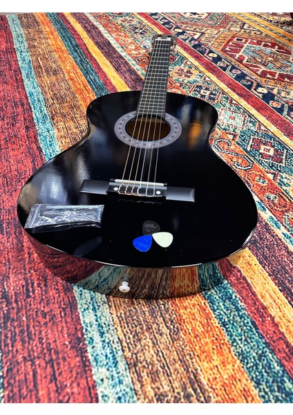 Sap Ayarlı 4/4 Tam Boy Klasik Gitar(Kılıf-Pena Dahil)