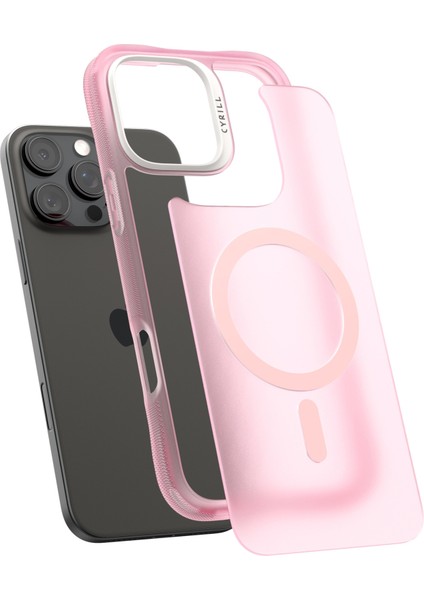 Ciel by CYRILL iPhone 16 Pro Max Kılıf Ultra Sheer Mag MagSafe özellikli Pink - ACS08247