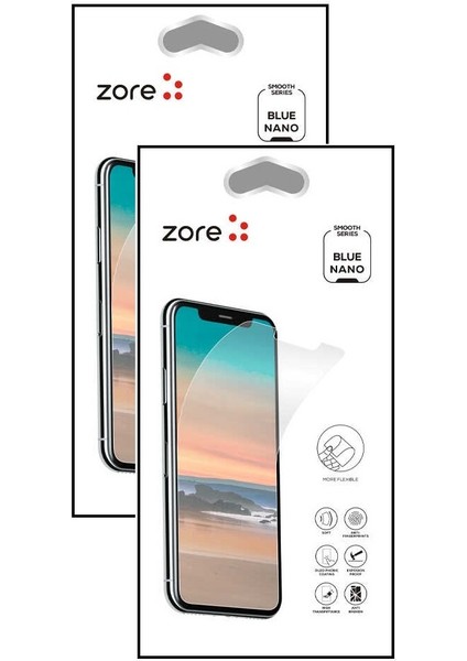 Apple iPhone 16E Zore Blue Nano Ekran Koruyucu 2 Adet