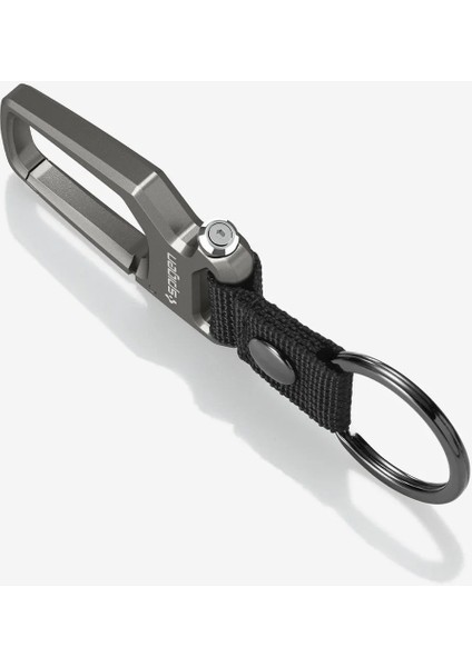 Carabiner Anahtarlık / Şişe Açacağı Klipsi Kancası Gunmetal (2 Adet) - AHP04505