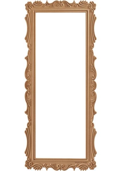 Beykoz 160’LIK Ayna Cilasız Ham Ahşap