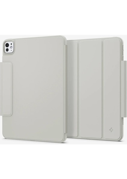 iPad Pro 11" (2024) Kılıf Air Skin Pro Onetap Metal Ring Magfit Gray - ACS08490
