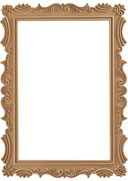 Beykoz 85’lik Ayna Cilasız Ham Ahşap