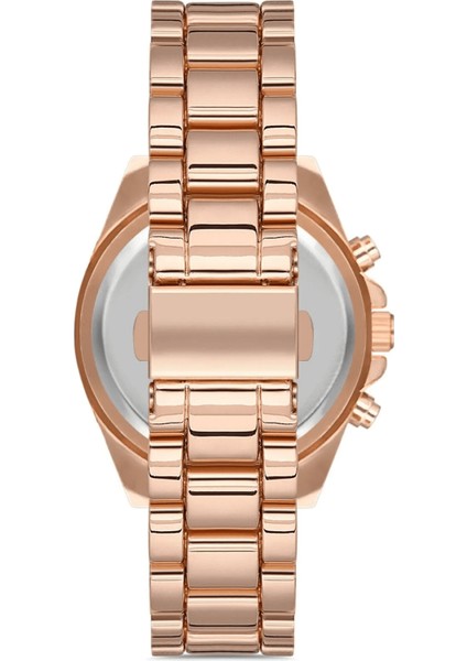 Zarif ve Şık Özel Tasarım Roma Rakam Detaylı Metal Bayan Kol Saati (Rose) ( Lisinya ) fiyatları