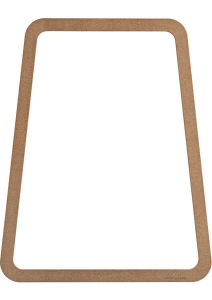 Ferizli 92'lik Mdf Ayna Cilasız Ham Ahşap