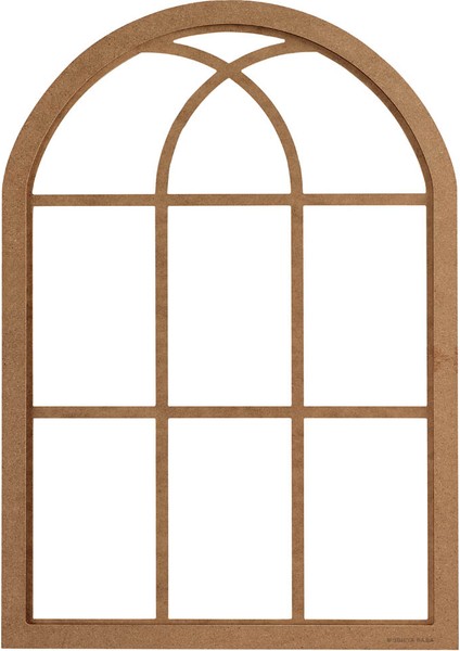 Derince 100’LÜK Ayna Cilasız Ham Ahşap