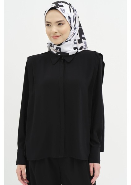 Kadın / Kız Siyah Gömlek (Model Kodu: 242GO3095TB.01 ) modelleri