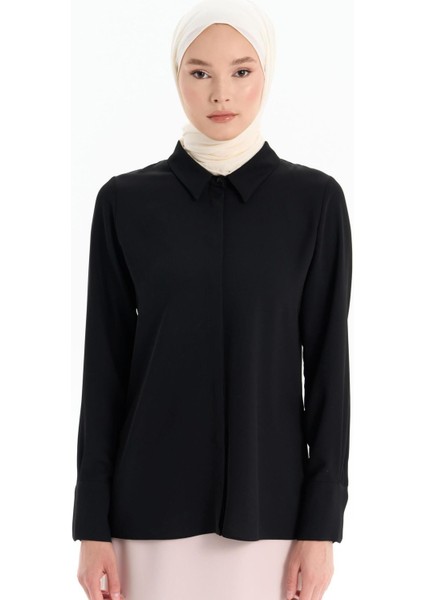 Kadın / Kız Siyah Gömlek (Model Kodu: 242GO9012STB.1 )