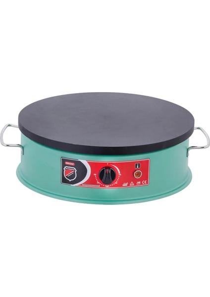 Silverınox Krep Makinesi, 40 Cm, Elektrikli, Yeşil
