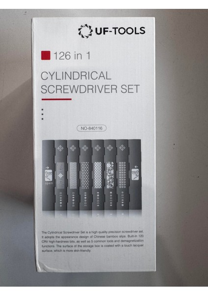840116 Hassas Bits Uçlu 126 Parça Tamir Seti