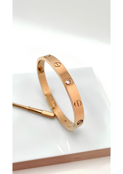 Cartier Model Vip Çelik Bileklik