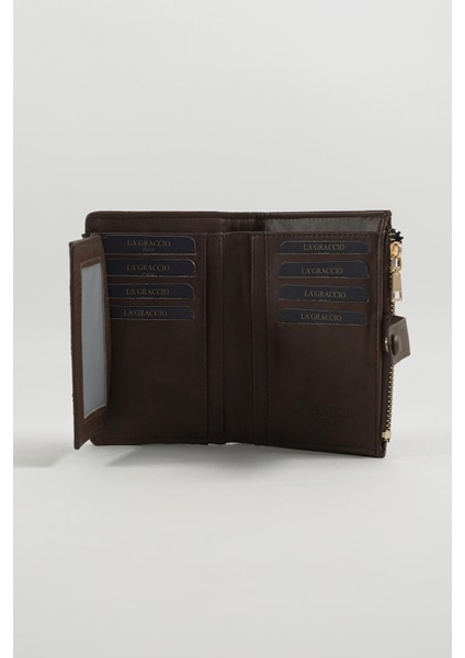 Kadın Early Çok Bölmeli Kullanışlı Cüzdan Donma Kahve fırsatları