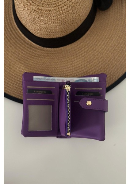 Kadın Westa Çok Bölmeli Yumuşak Cüzdan Mor modelleri