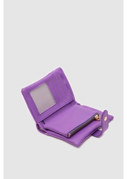 Kadın Westa Çok Bölmeli Yumuşak Cüzdan Mor indirimleri