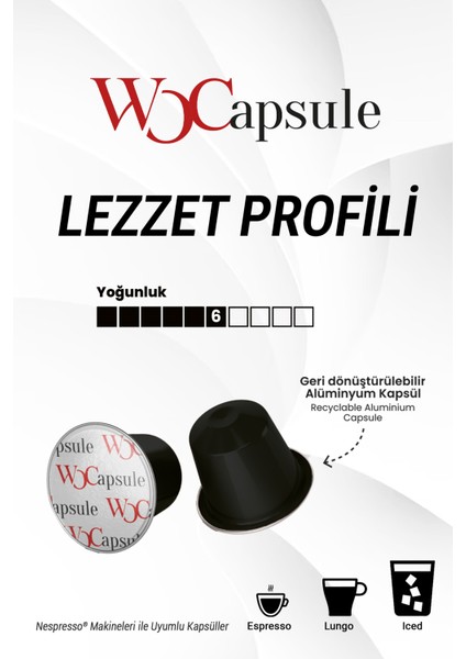 apsule Decaf Nespresso Uyumlu Kapsül Kahve 10'lu Kutu fiyatları