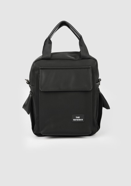 Kadın Lancy Saten Çok Bölmeli Sırt Çantası Siyah fiyatları