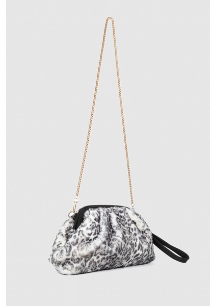 Kadın Darl Peluş El ve Askılı Çanta Leopar Desenli 1 indirimleri