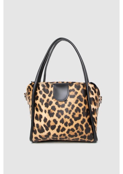 Kadın Balen Makyaj Çantalı Askılı Çanta Leopar Desenli fiyatları