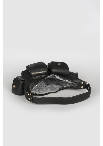 Kadın Sabers Baget Cep Detaylı Çanta Vizon modelleri