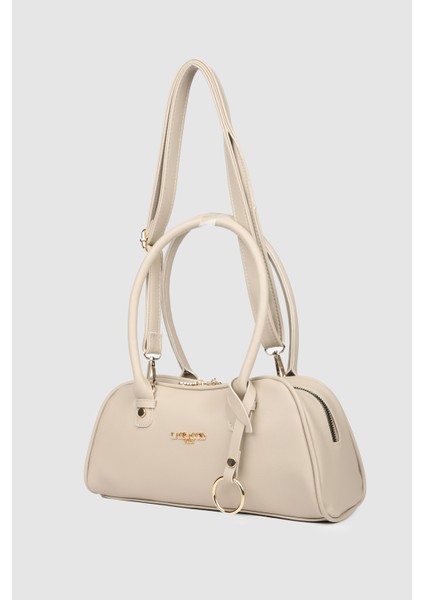 Kadın Pace Soft Deri Baget Çanta Vizon fırsatları