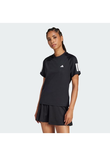 Performance JN7093 Club 3-Stripes Tennis Climacool Tee