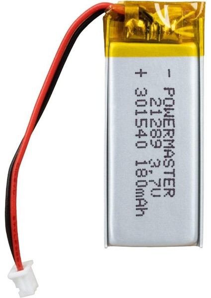 301540 3.7 Volt 180 Mah Lityum Polimer Pil