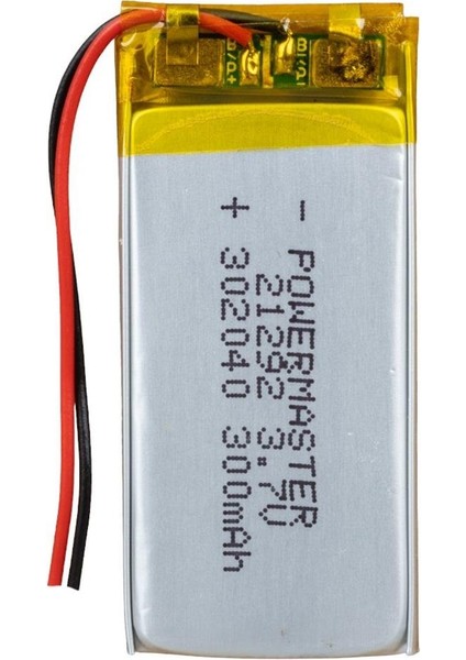 402030 3.7 Volt 200 Mah Lityum Polimer Pil
