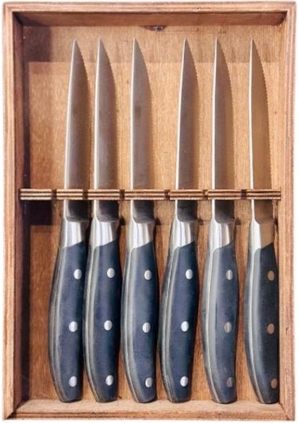 6lı Steak Blisterli Bıçak Seti