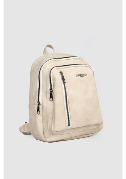 Kadın Lacep Çok Bölmeli Sırt Çantası Krem fiyatları