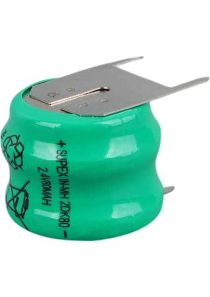 2.4 Volt 80 mAh Hafıza Bios Pili 2DK80