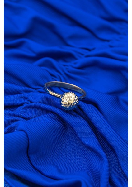 14 Ayar Altın Işıltılı Topçuk Yüzük 3 indirimleri