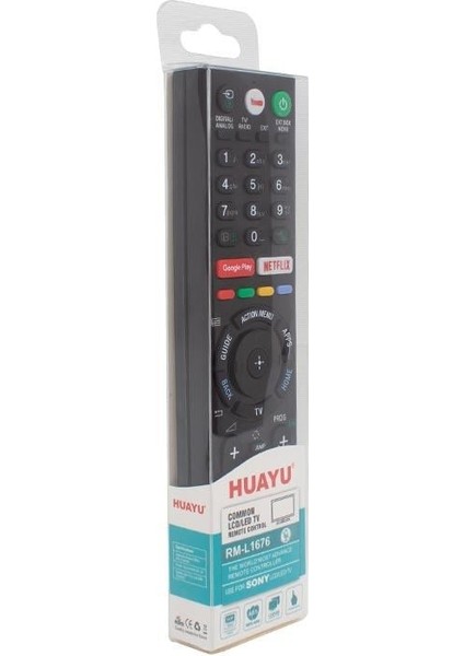 Sony RM-L1676 Google Play - Netflix - Youtube Tuşlu Universal Lcd-Led Tv Kumanda