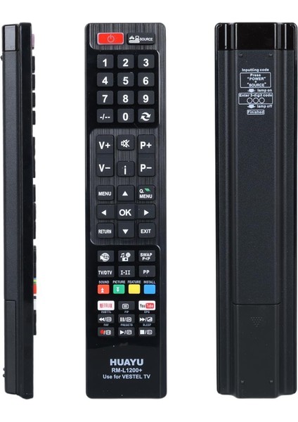 RM-L1200+ Netflix-YouTube Tuşlu Vestel Universal Lcd Led Tv Kumandası