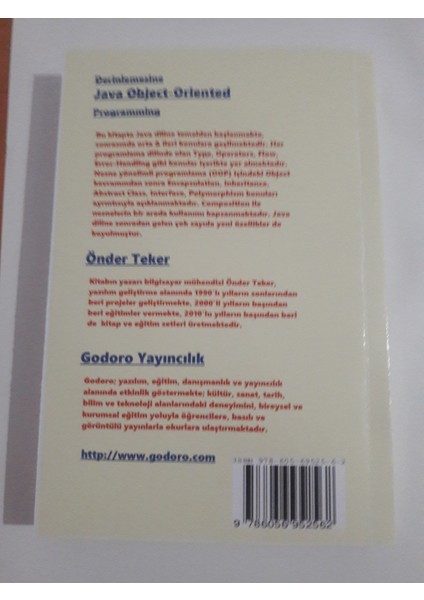 Derinlemesine Java Object - Oriented Programming - Önder Teker