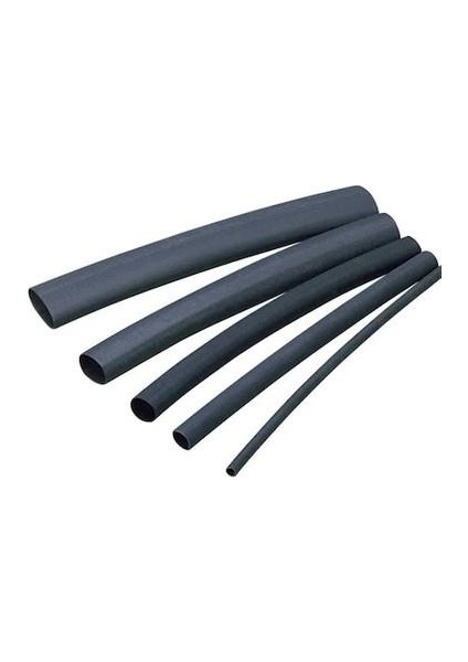 Makaron 9,5 mm Isı Ile Daralan Siyah