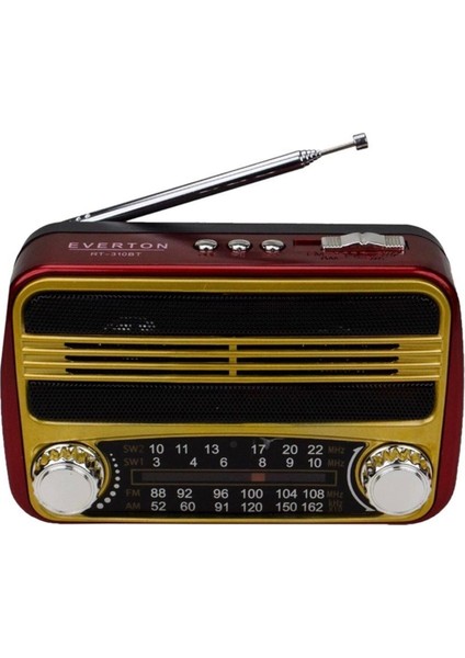 RT-310 Bluetoothlu Nostaljik Radyo USB Mp3 Player