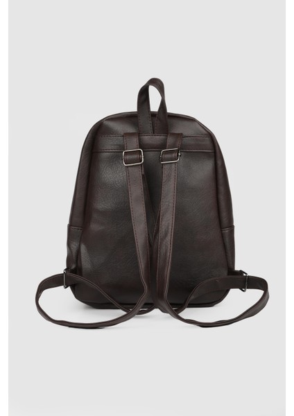 Kadın Lacep Çok Bölmeli Sırt Çantası Kahve modelleri