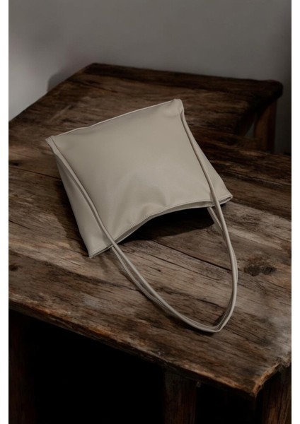 Loop Kadın Omuz Çantası Bej