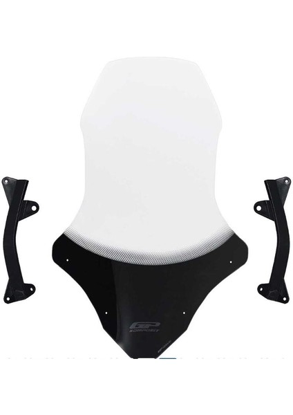 Gp Kompozit Honda Pcx 125 2021-2024 Uyumlu Ön Tur Camı Şeffaf 79CM