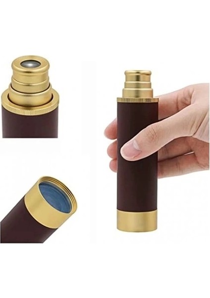 30X40 Panda Büyük Mercekli Pirinç Gövdeli Deri Çantalı Denizcilik Korsan Dürbün modelleri