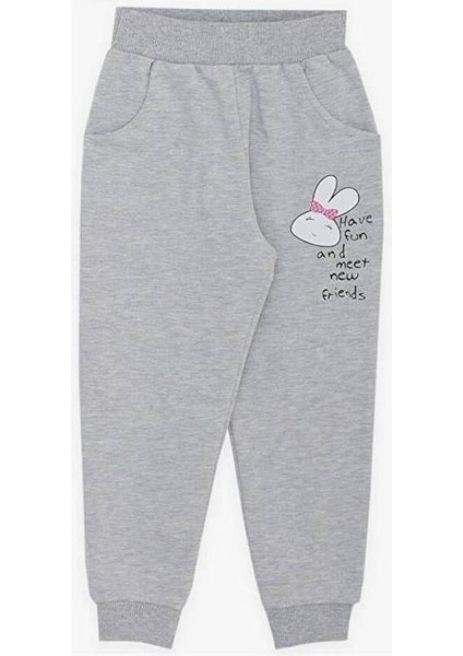 Kız Çocuk Tavşan Baskılı Eşofman Takım fırsatları