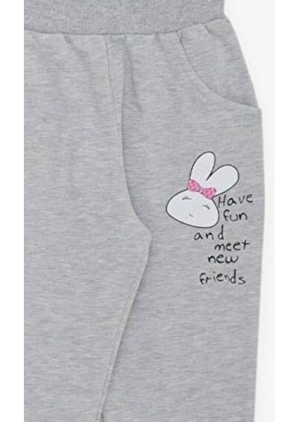 Kız Çocuk Tavşan Baskılı Eşofman Takım indirimleri