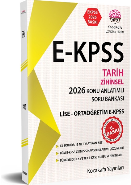 Ekpss Zihinsel Lise Ortaöğretim Konu Anlatımlı Soru Bankası 2026 (5'li) Set 4.baskı